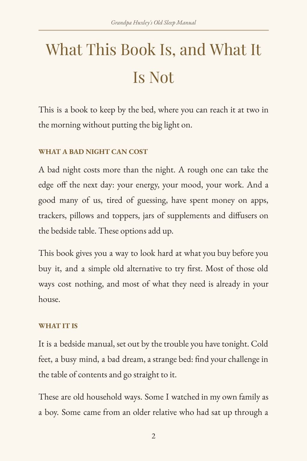 Page 2: What This Book Is, and What It Is Not