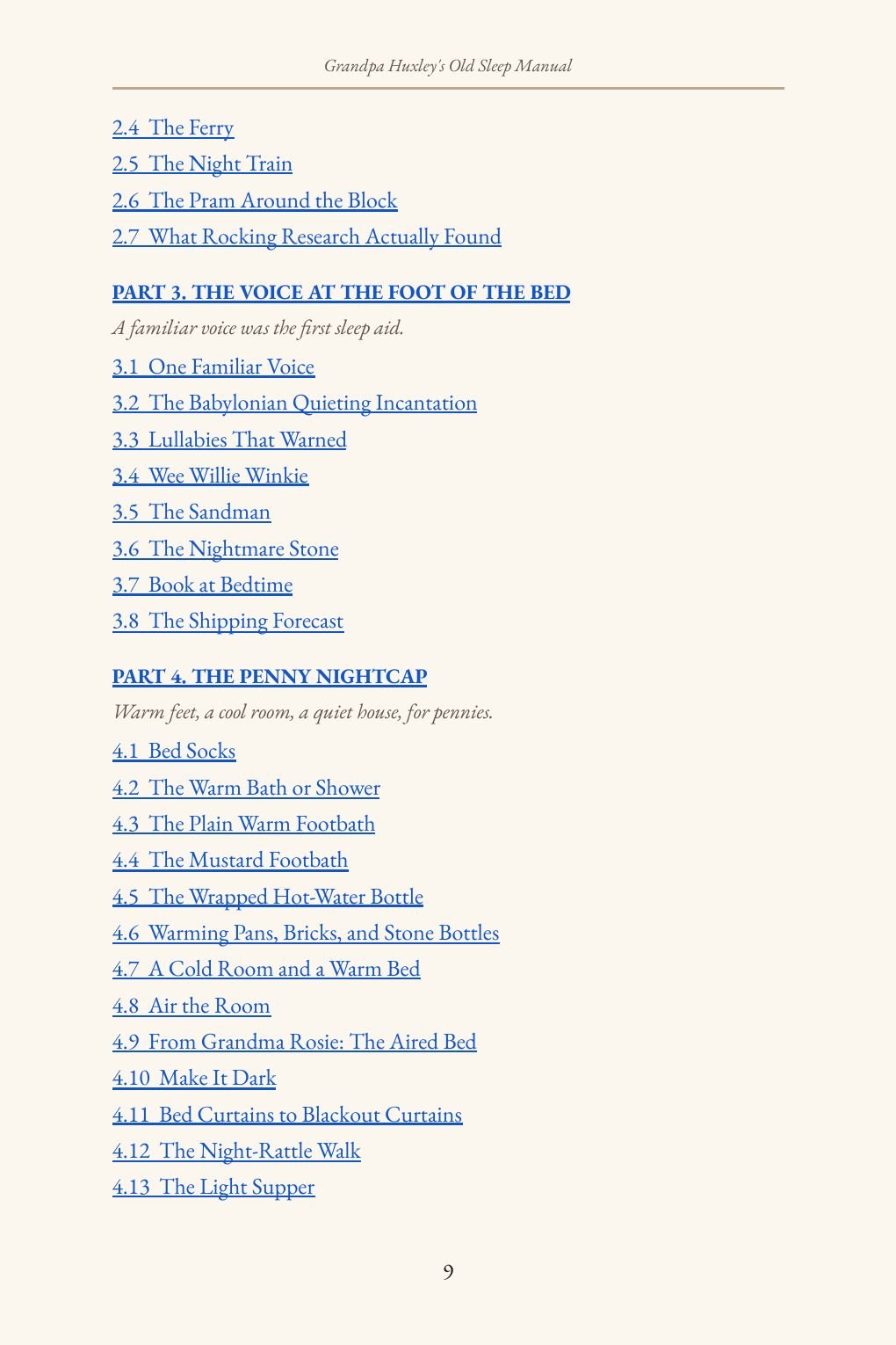 Page 9: the Contents, page 2 of 7