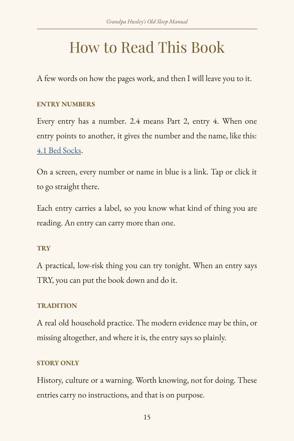Page 15: How to Read This Book