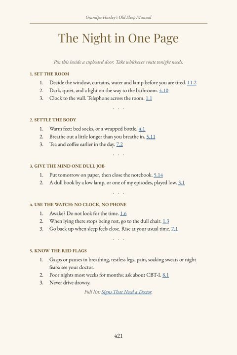The Night in One Page of the book