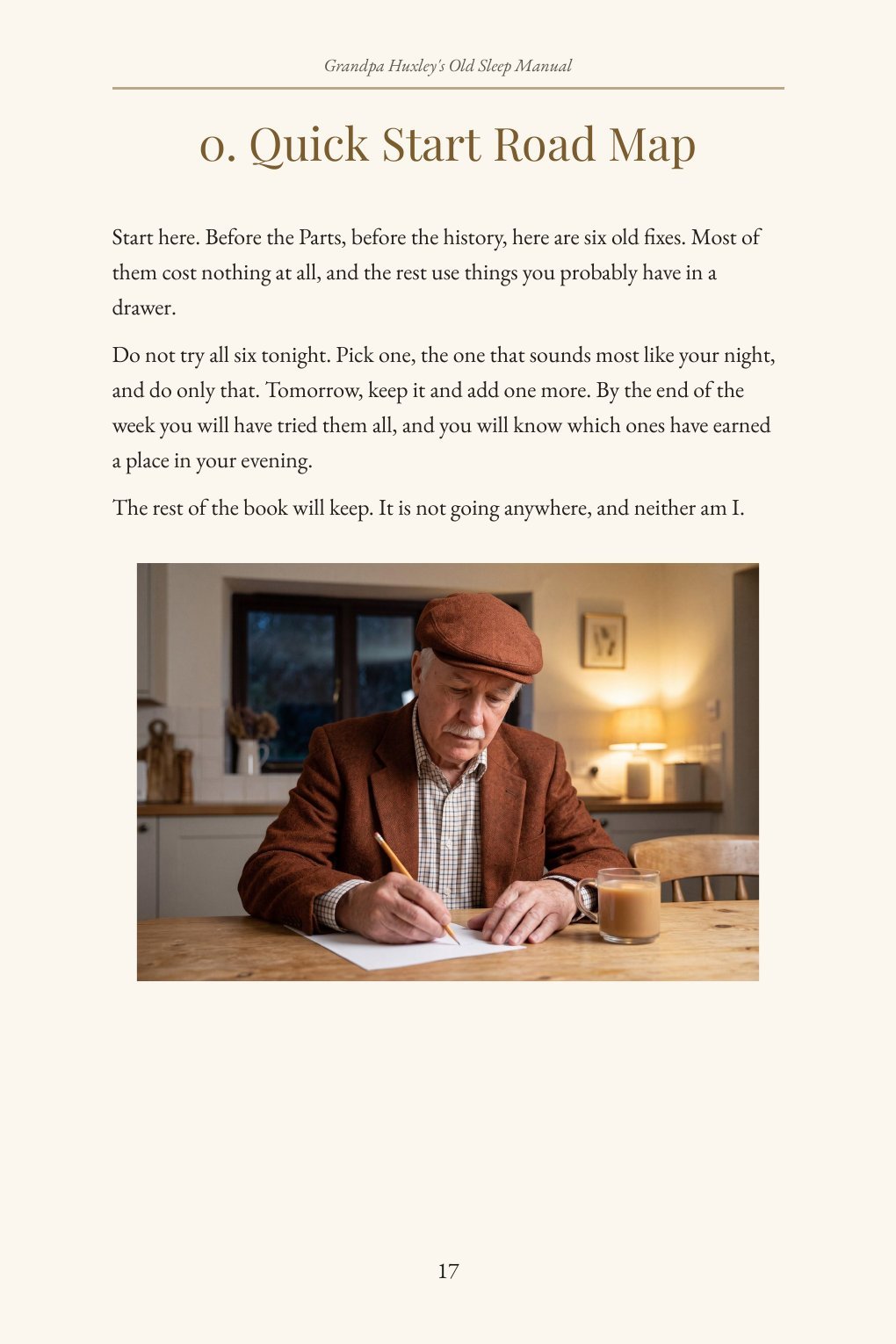 Page 17: the Quick Start Road Map